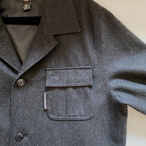 Polo Jeans Co. Ralph Lauren Mens Wool Utility Jacket Sz L - Picture 6 of 9